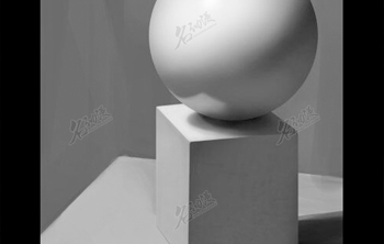 球体和正方体石膏2